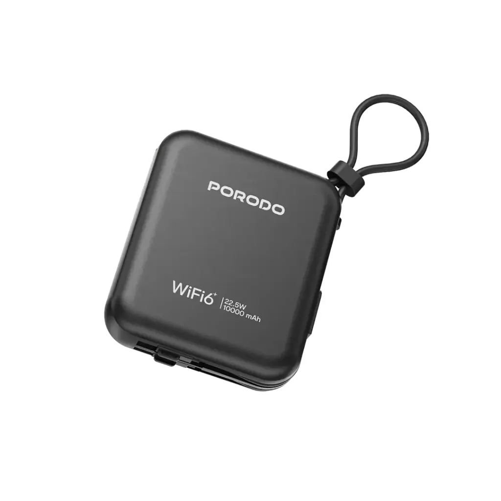 فروشگاه آنلاین نخلینو   - پاوربانک 10000mAhو مودم جیبی LTE پرودو مدل Pocket Router